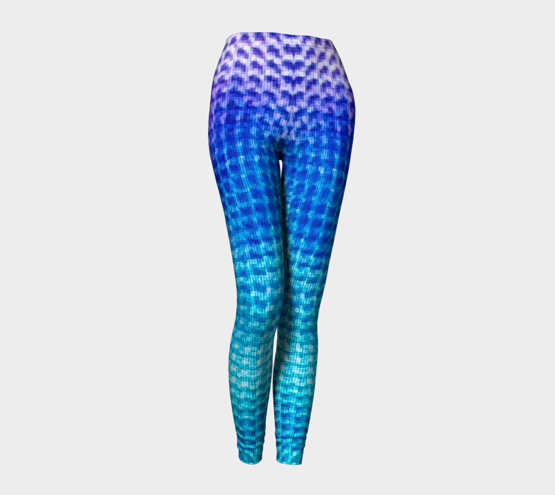 Digital Blur Leggings preview #1