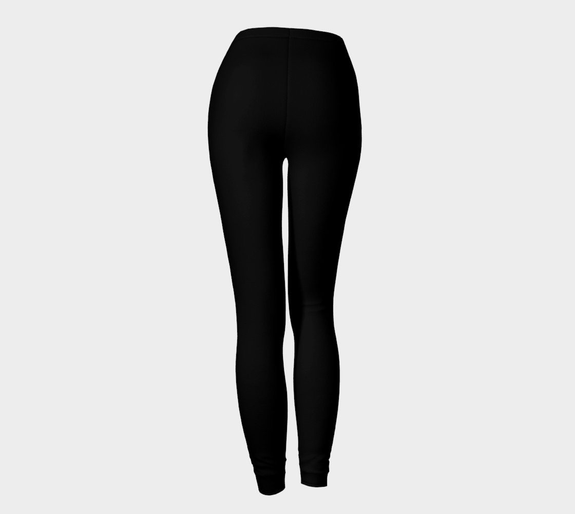 Black as Night Sky Leggings preview #4