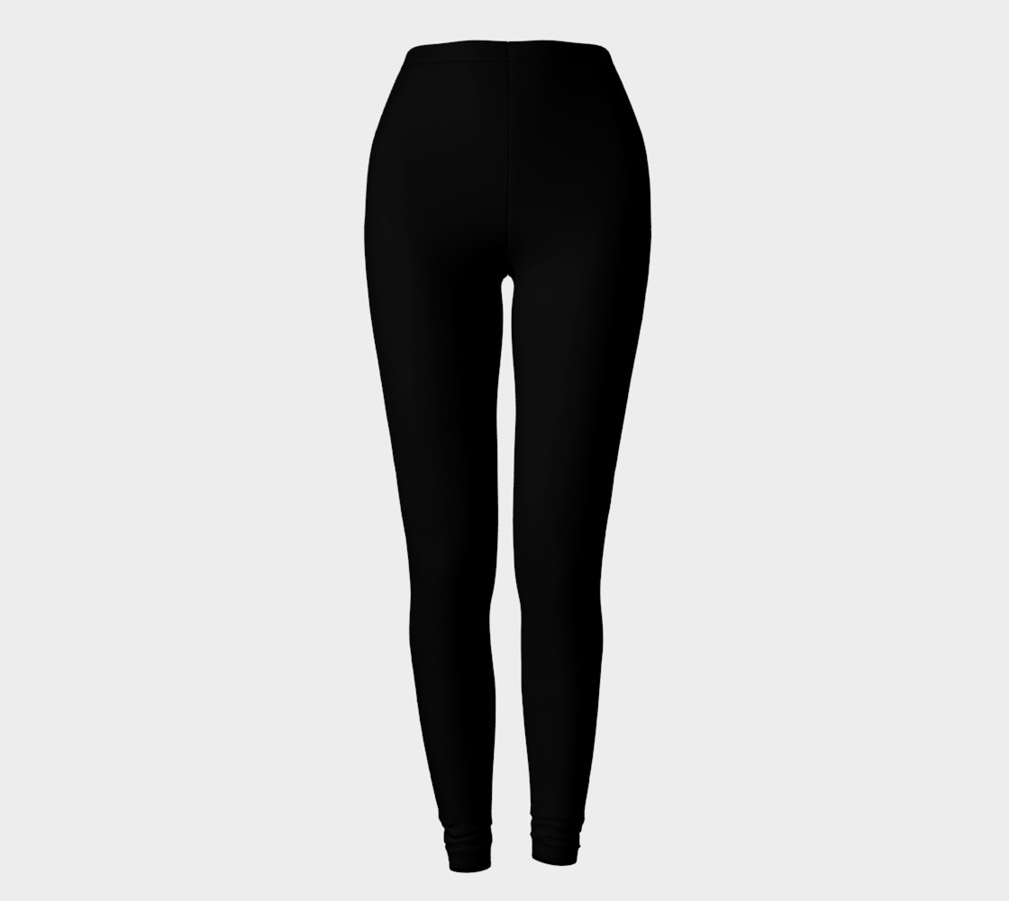 Black as Night Sky Leggings preview #2