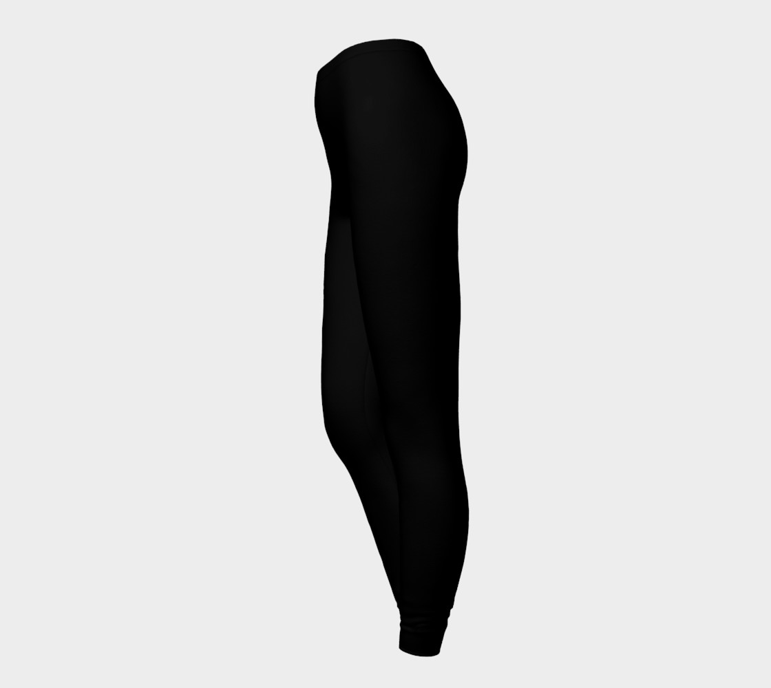 Black as Night Sky Leggings preview #3