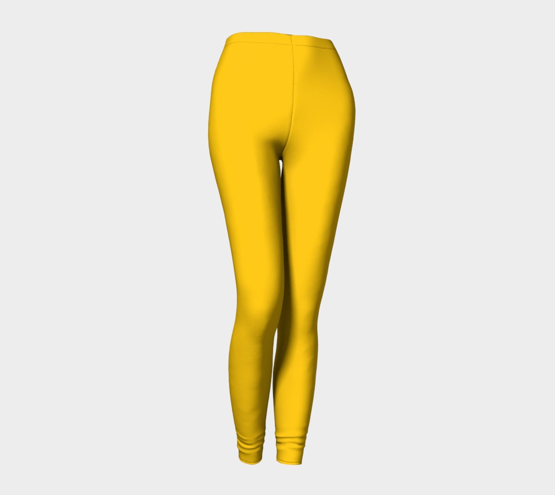 School Bus Yellow Leggings preview #1