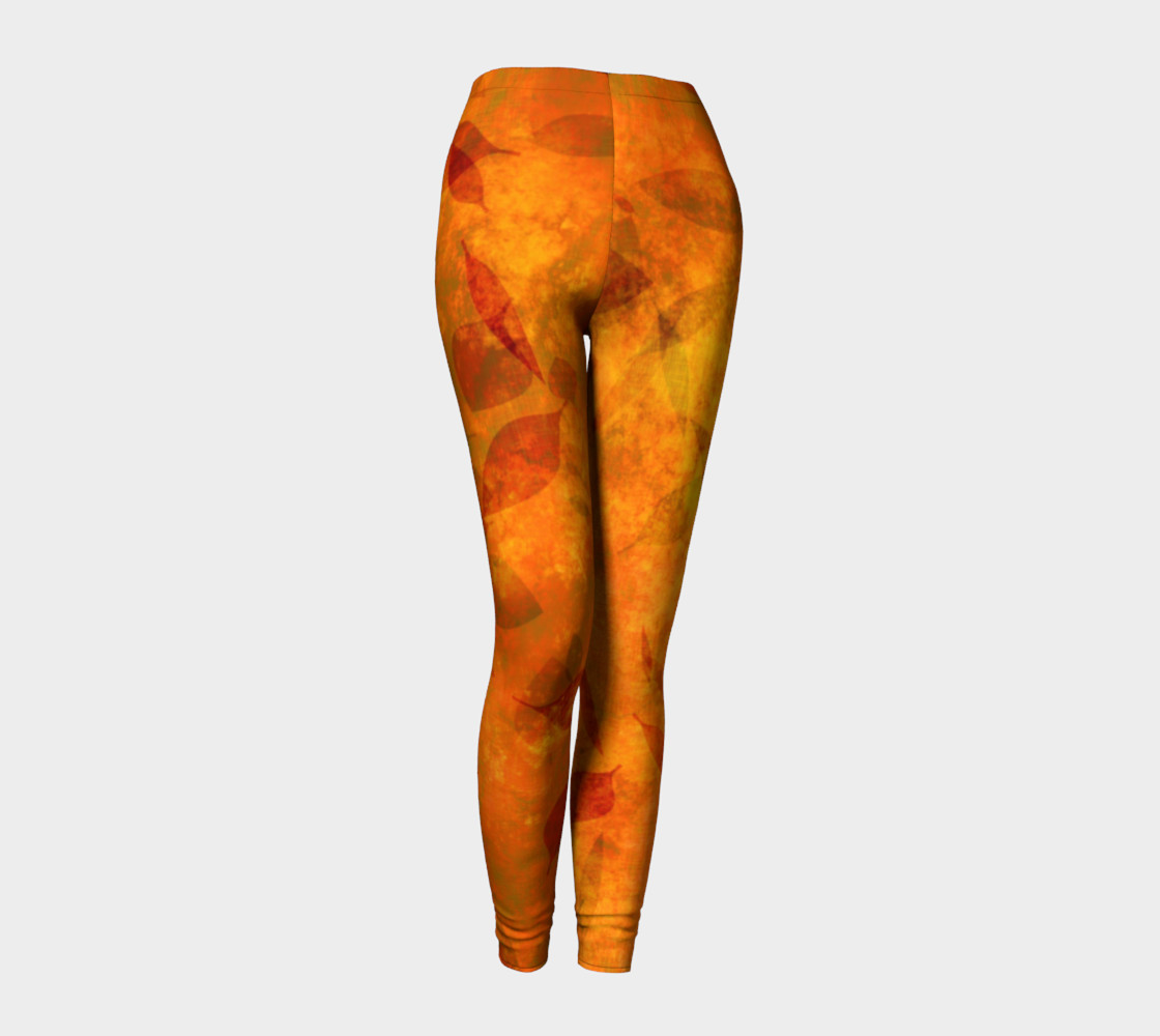 fall leaves on fabric preview #1