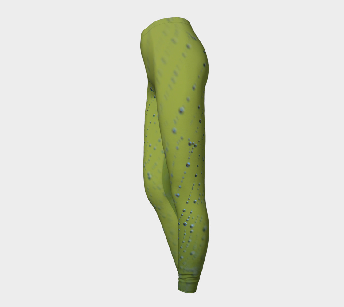 Wet Web Green Leggings preview #3