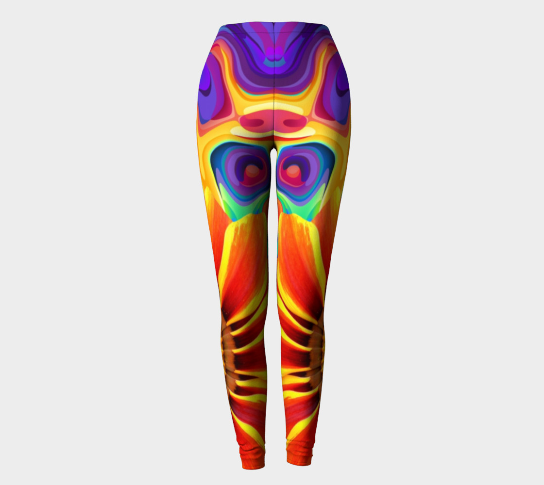 A Flowers Daydream psychedelic leggings preview #2