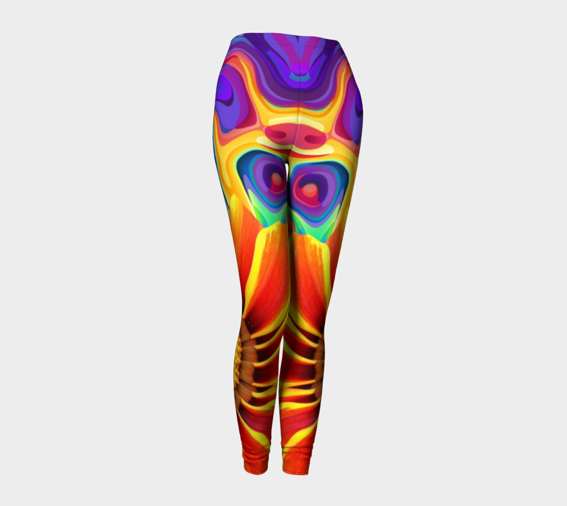 A Flowers Daydream psychedelic leggings preview #1
