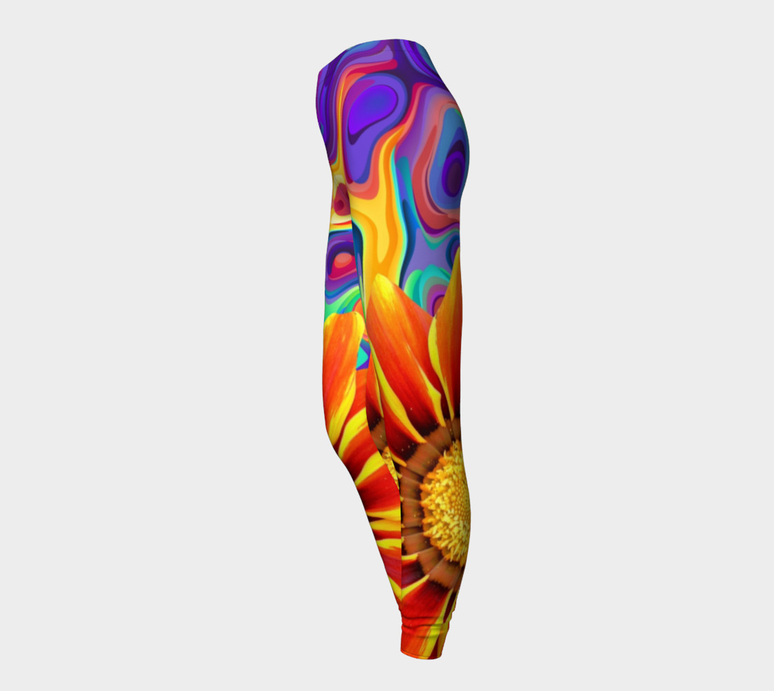 A Flowers Daydream psychedelic leggings preview #3