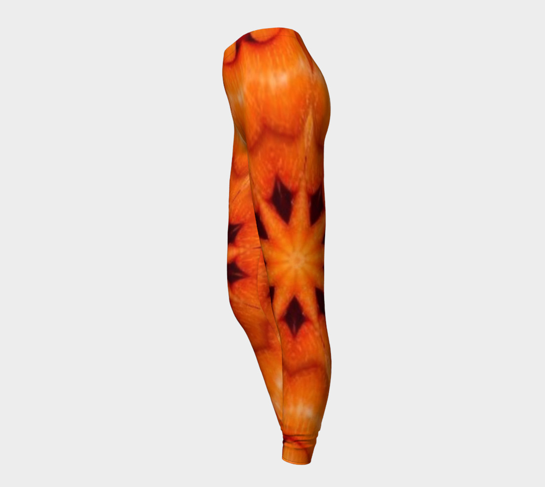 Fractal Carrot Leggings Miniature #4