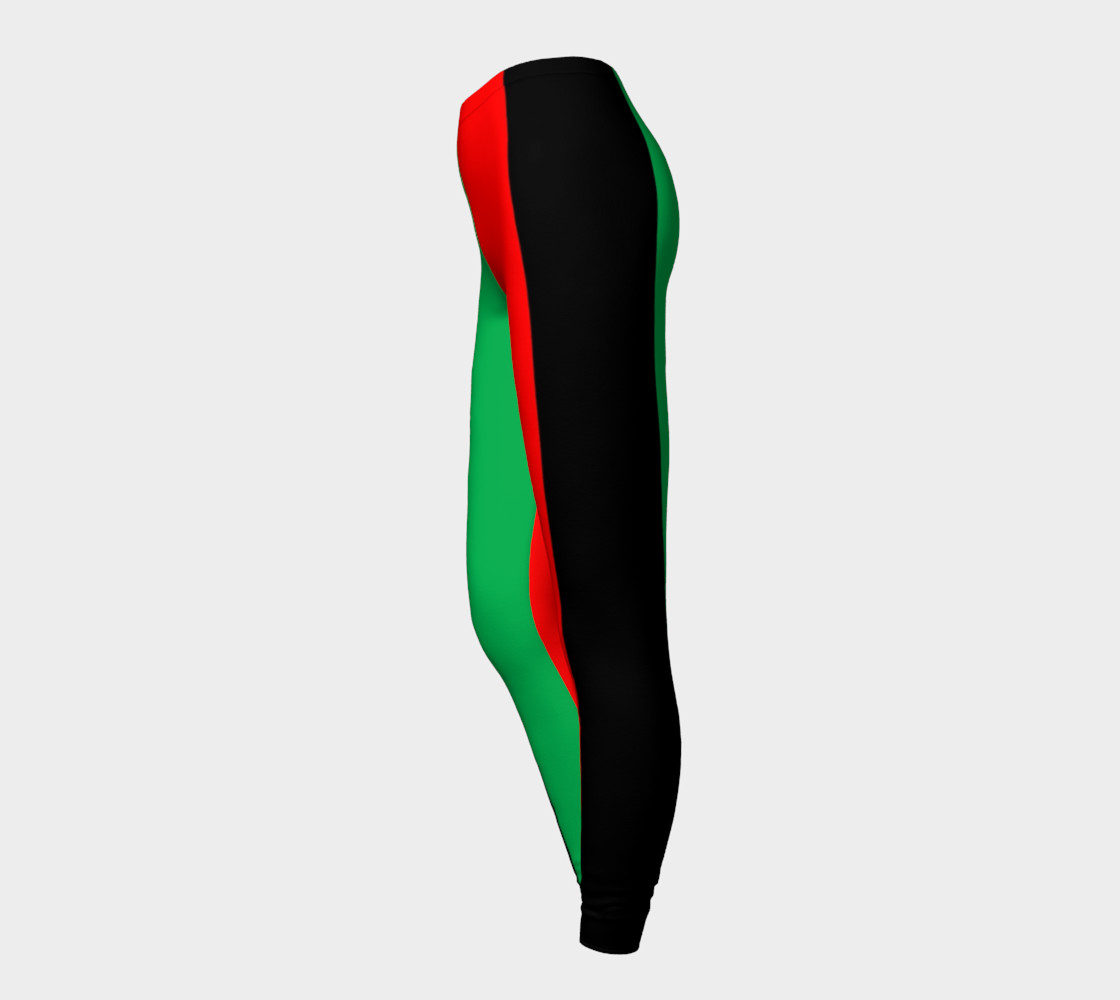 Kwanzaa Striped Pattern Red Black Green preview #3