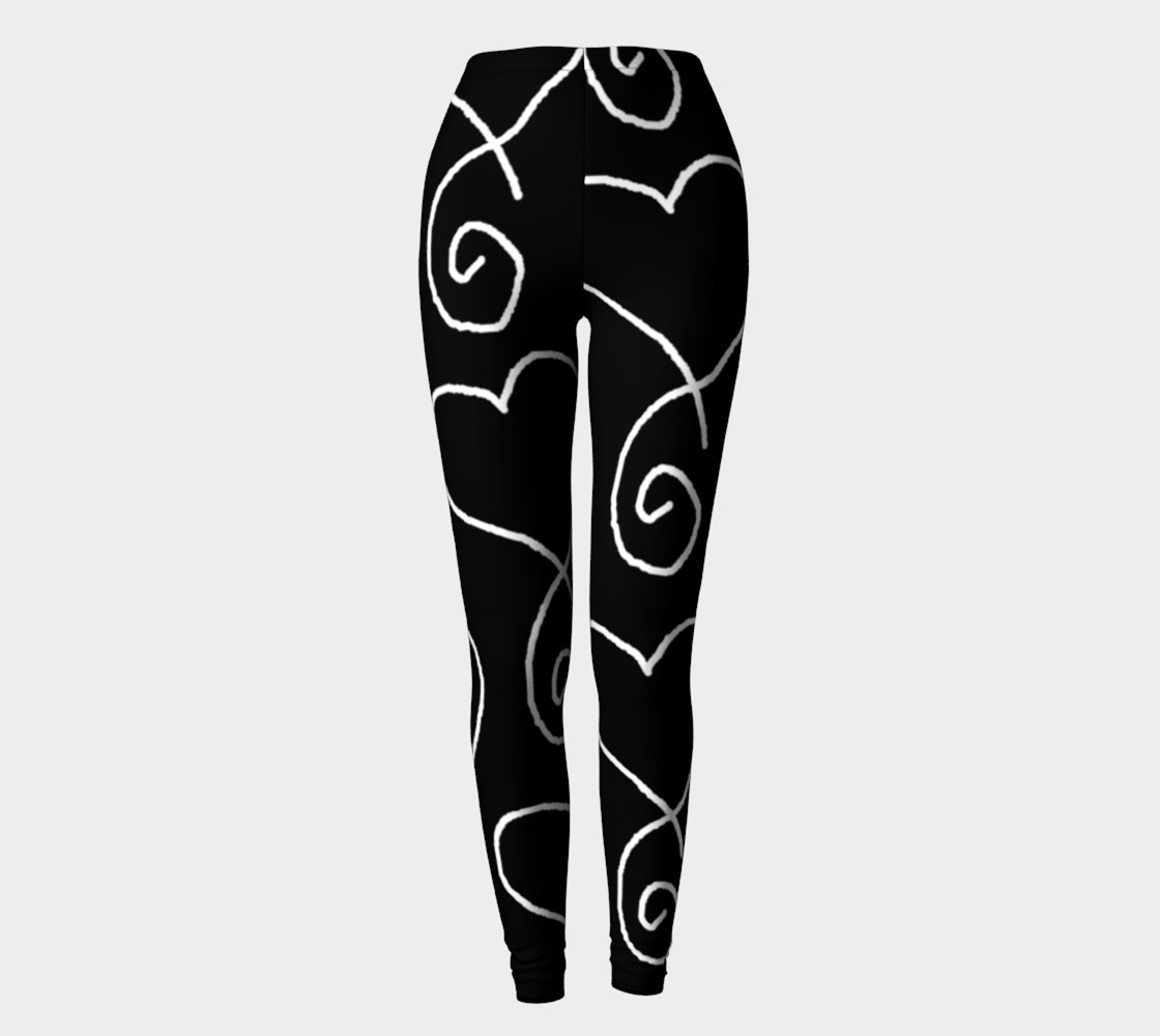 Outline Of Love Leggings preview #2
