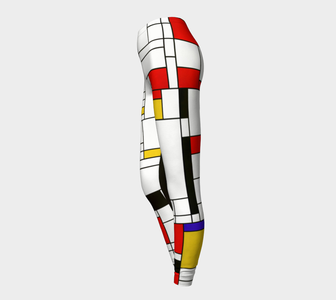 Mondrian Style Abstract Art preview #3