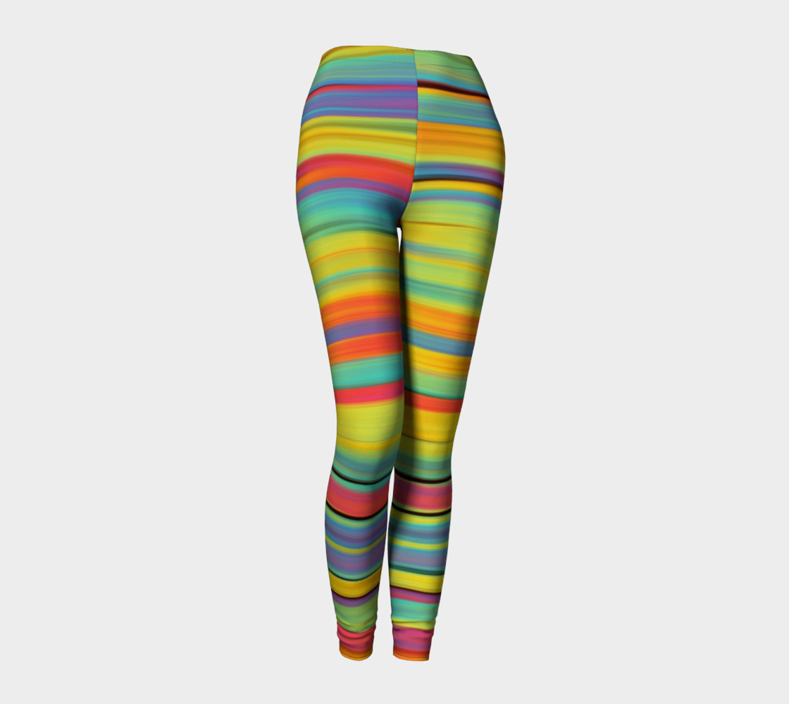 Rainbow Stripes Leggings preview #1