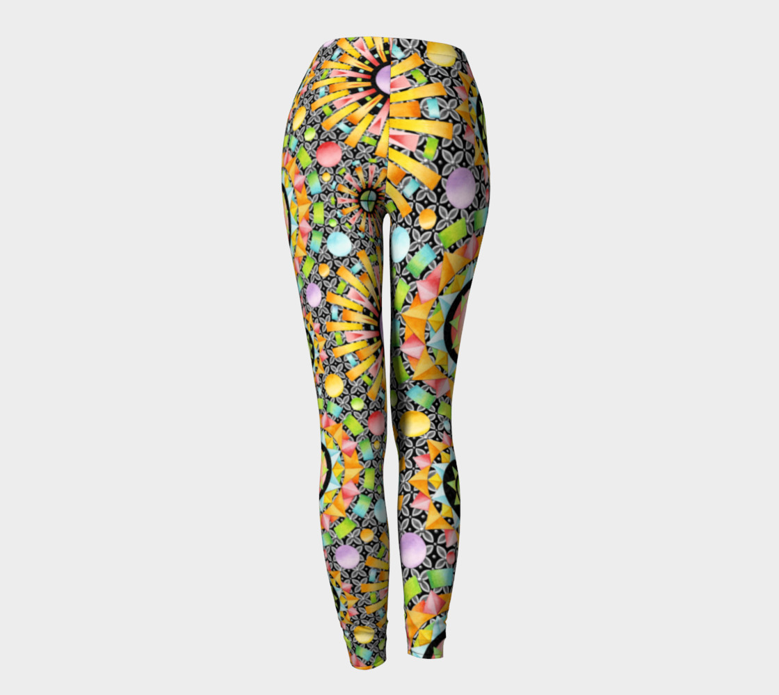 Aperçu de Aurora Geometric asymmetric leggings #4