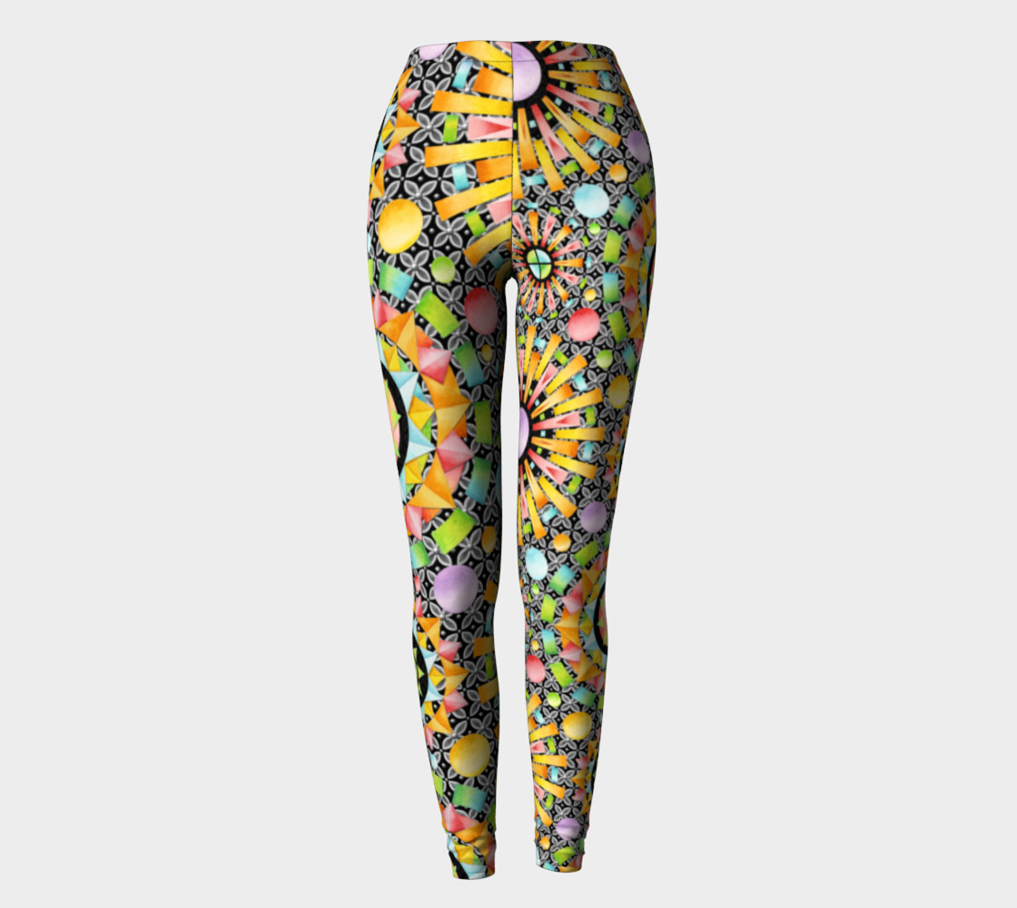 Aperçu de Aurora Geometric asymmetric leggings #2