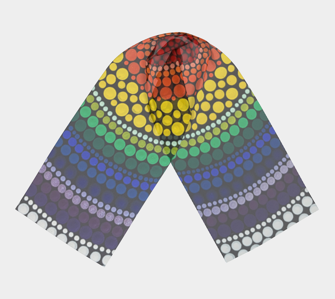 Rainbow Long Scarf preview #3