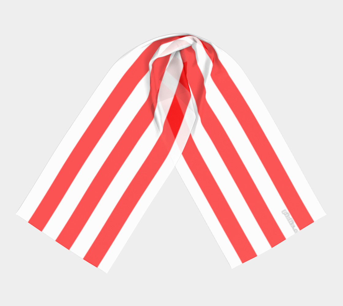 Mainz Carnival scarf, Carnival scarf, Red and white striped scarf , Red and white striped carnival scarf, Red and white striped clothes preview #3