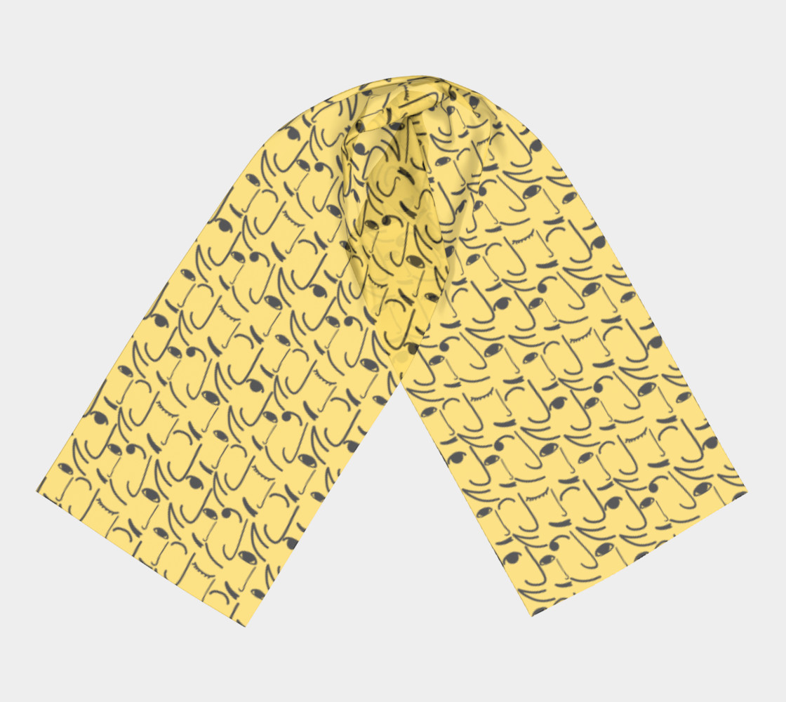 Yellow Gold Smiling Side Faces preview #3
