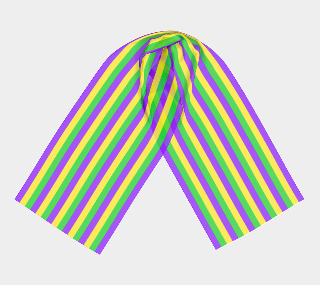 Aperçu de Mardi Gras Purple, Green, and Gold Vertical Stripes #3