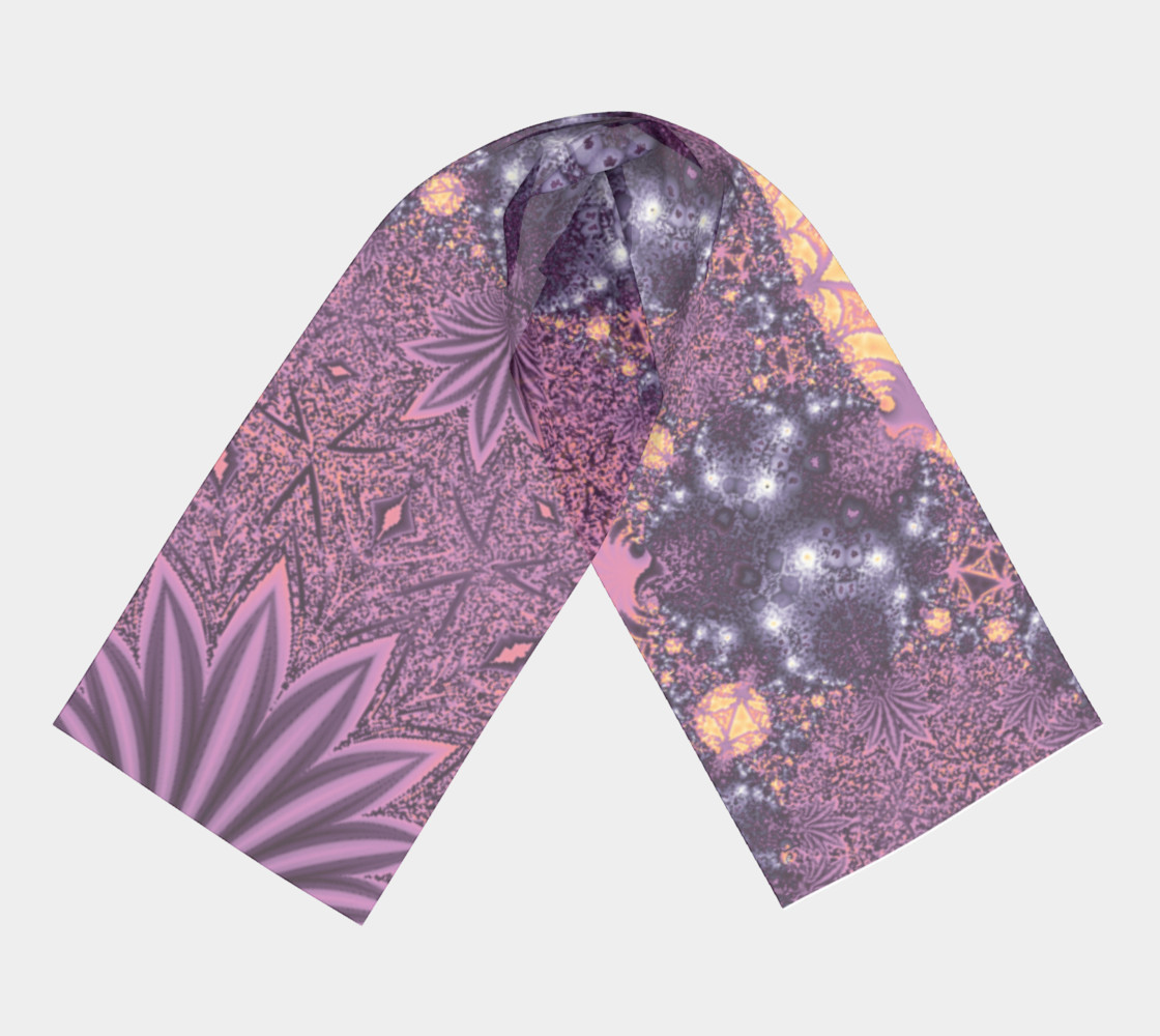 Soft Colourful Tropics Long Scarf preview #3