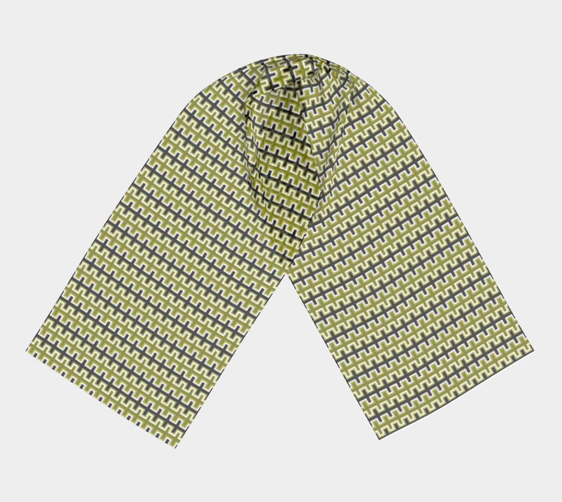 Black, Olive Green, and White Southwest Blanket preview #3