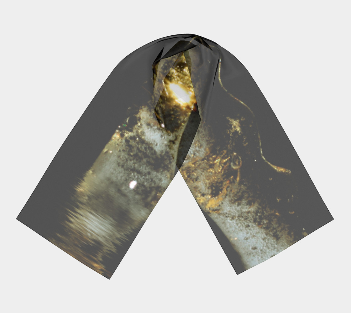 Golden streams long scarf preview #3