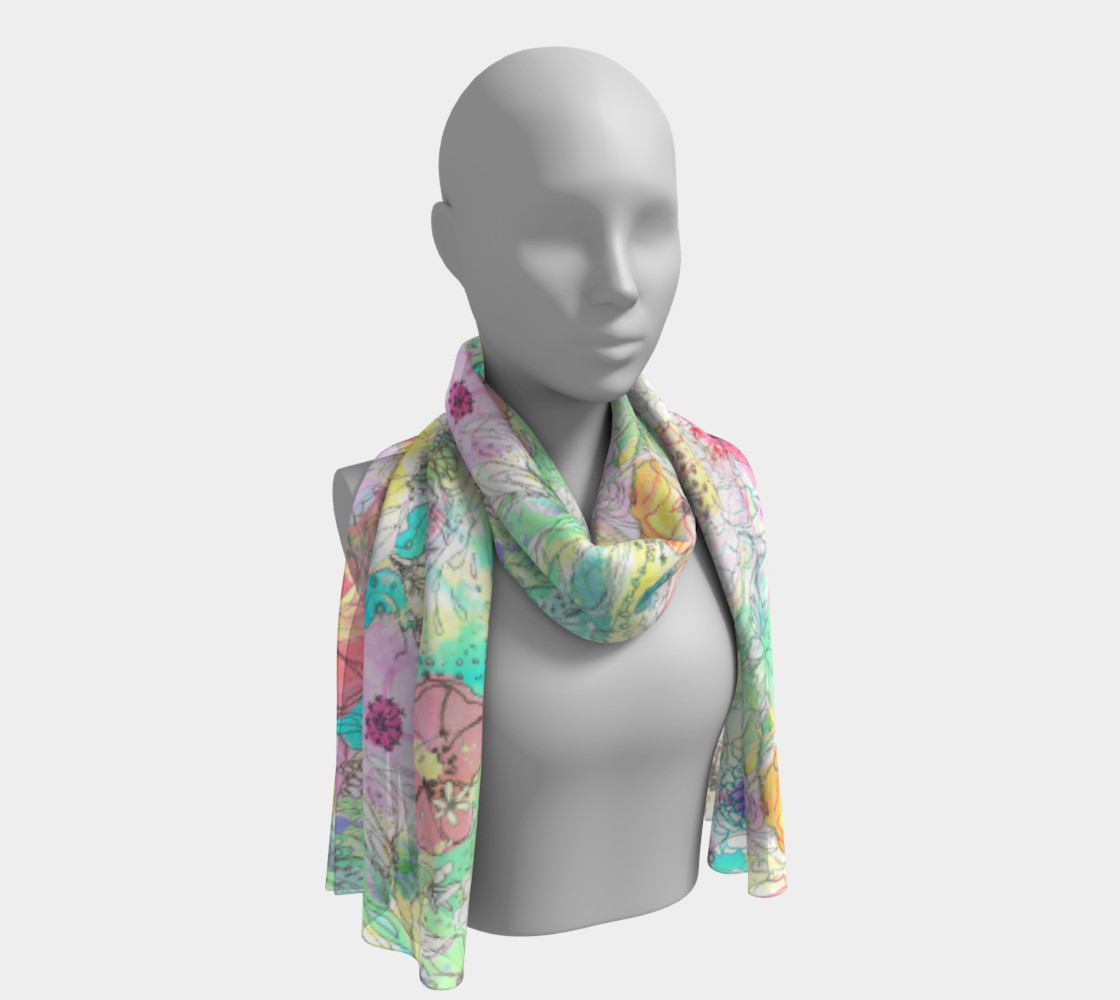 Aperçu de Garden Trip Long Scarf #1