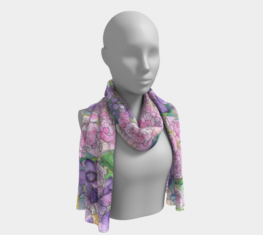 Aperçu de Peony & Poppy Long Scarf #1