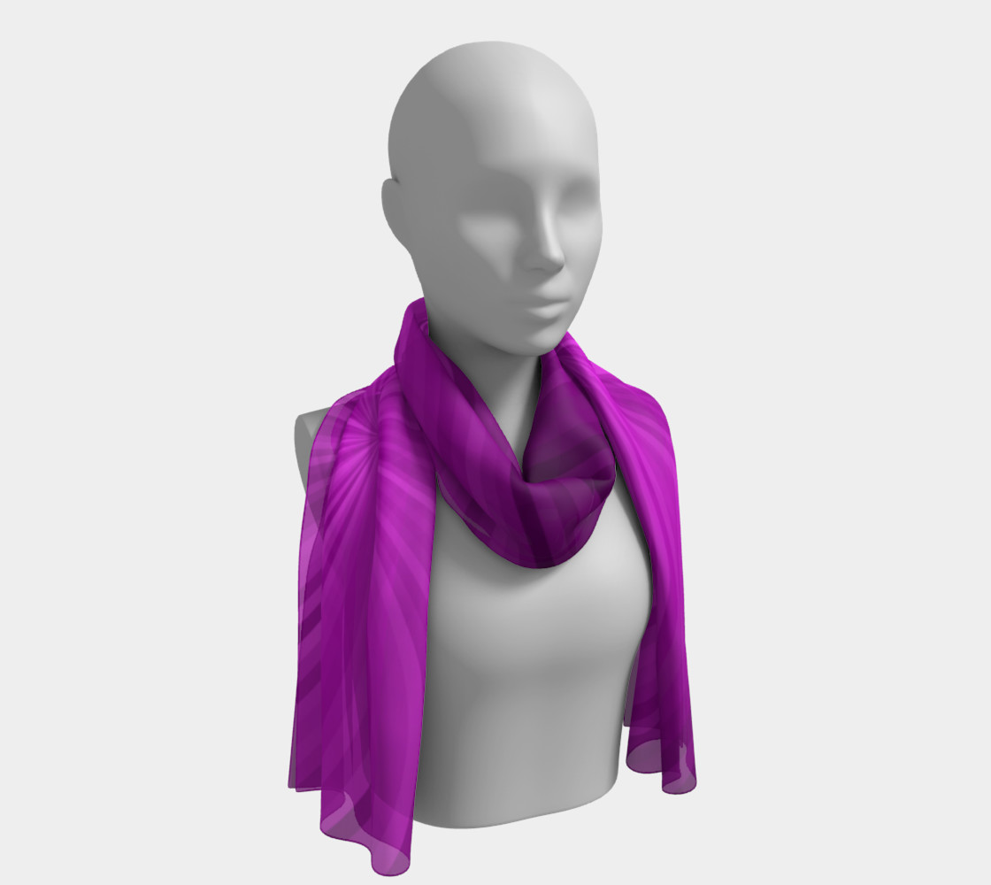 Purple Spiral Long Scarf preview #1