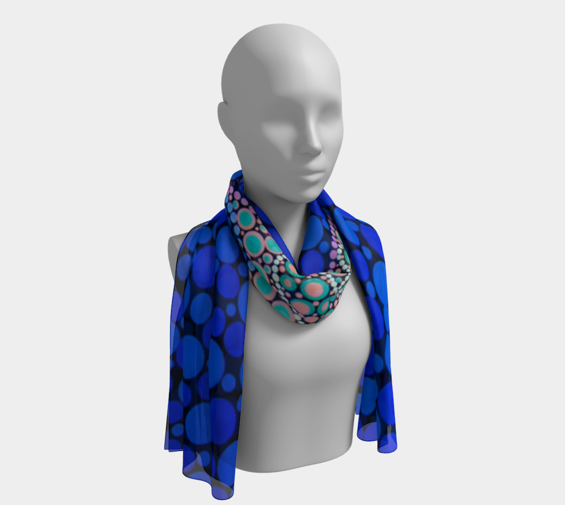 BlinkitArtLongScarfBlue1 preview #1