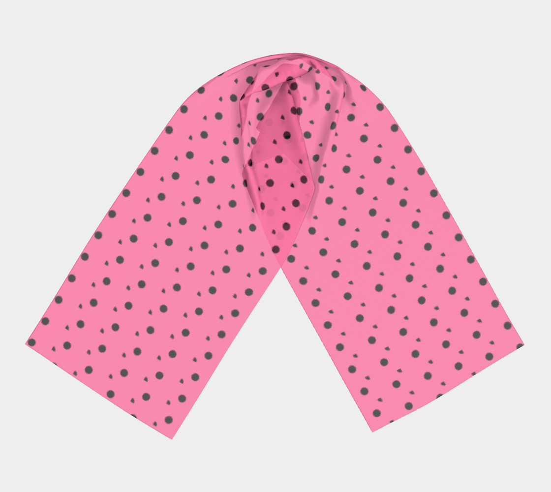 Tracks Bubble Gum Long Scarf preview #3