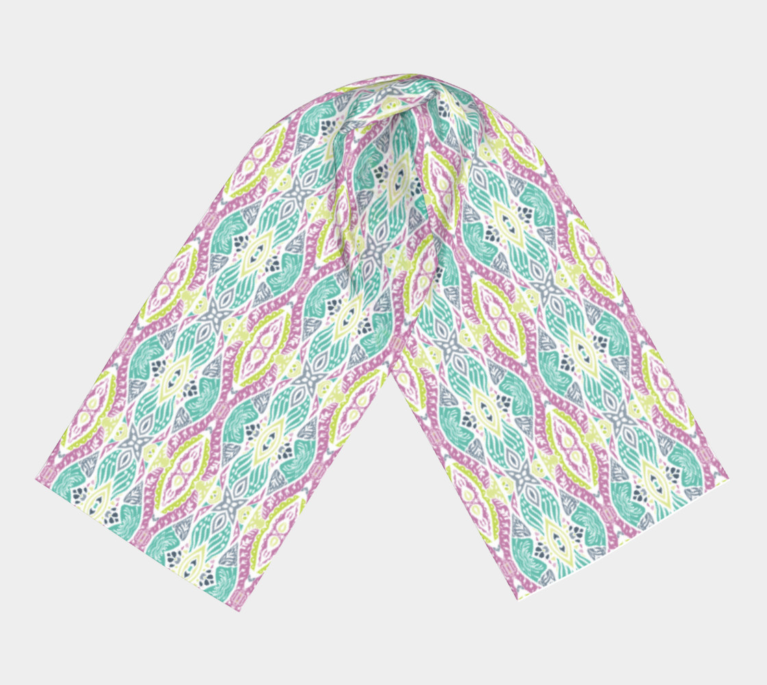 Aperçu de Arcadia Abstract Long Scarf #3