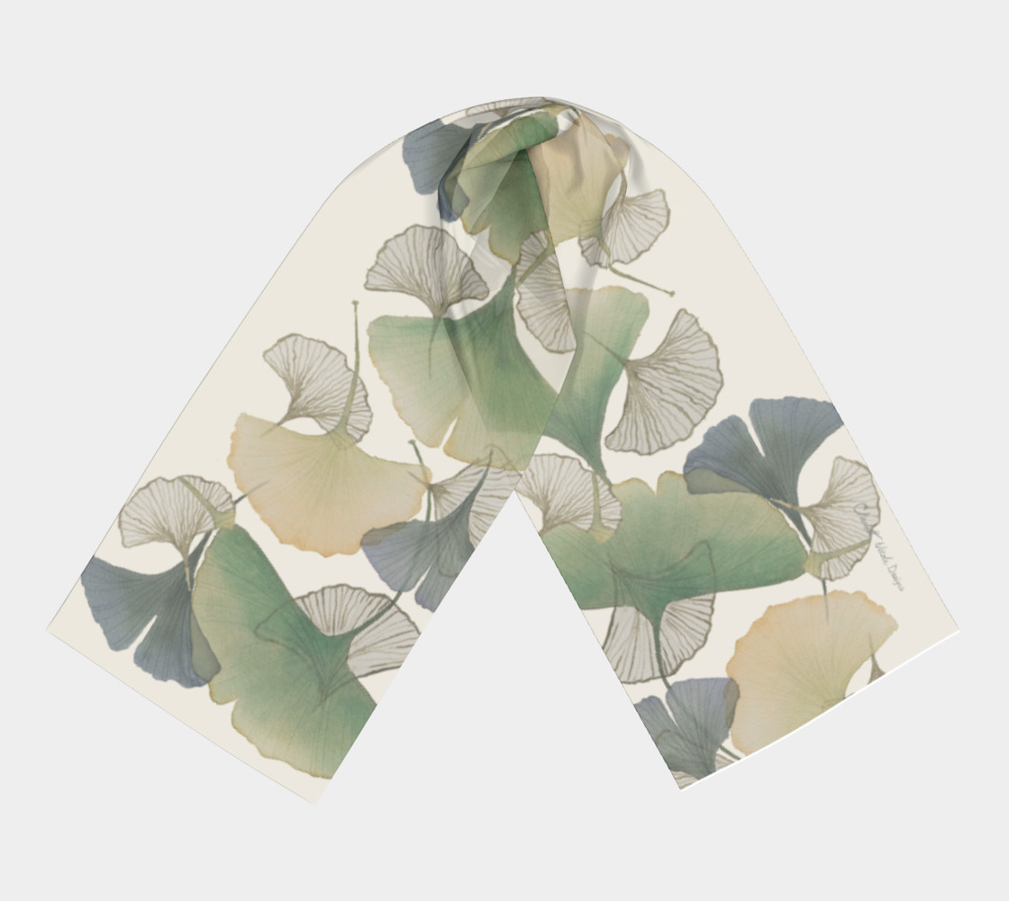 Aperçu de Ginkgo Scarf Signature #3