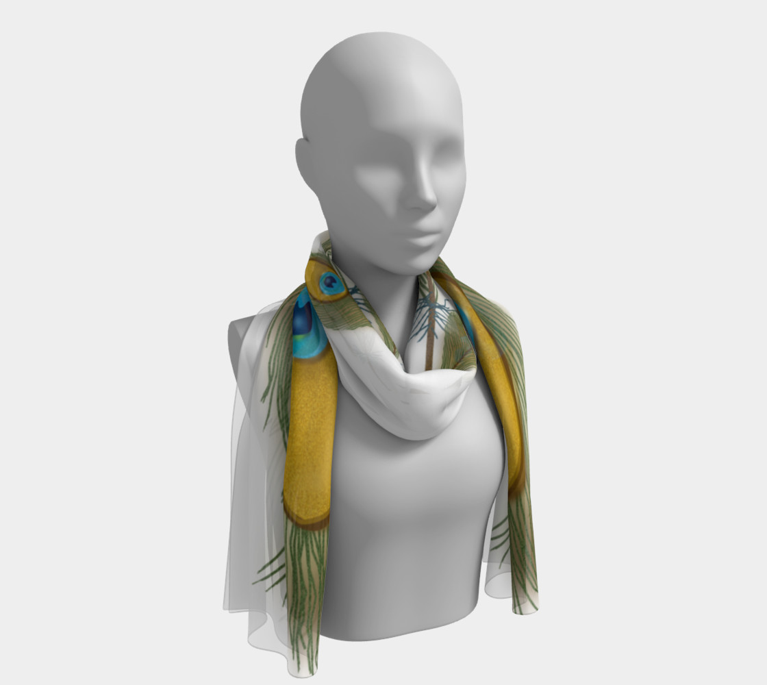 Aperçu 3D de Feathers on a scarf