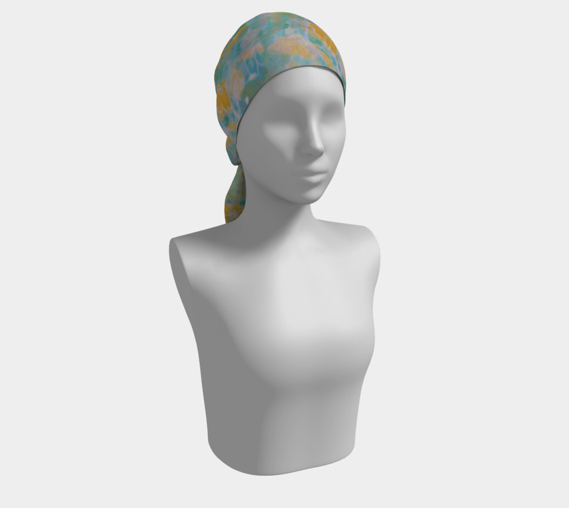 Summer Cosmos Garden (muted) Long Scarf preview #2