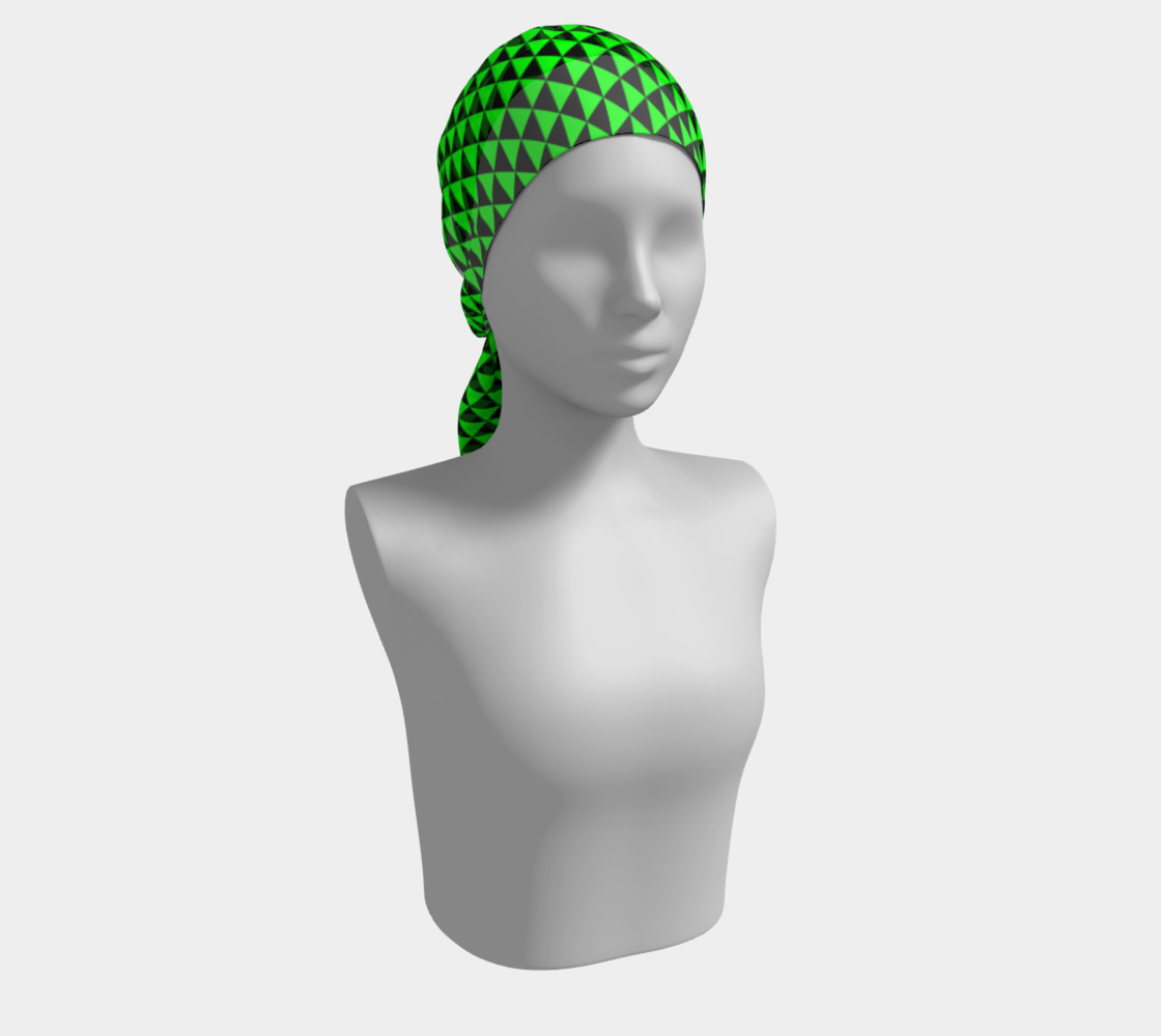 Black and Lime Green Triangles preview #2