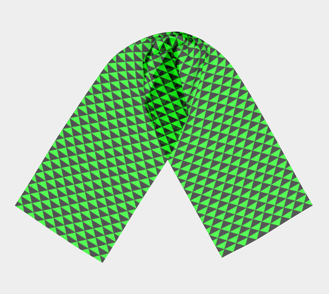 Black and Lime Green Triangles preview #3