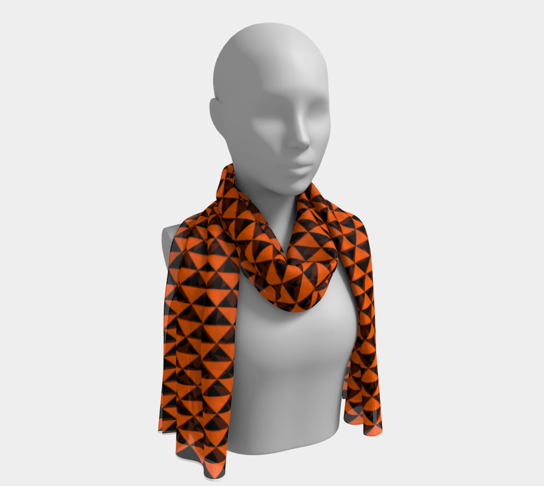 Aperçu de Black and Orange Triangles #1