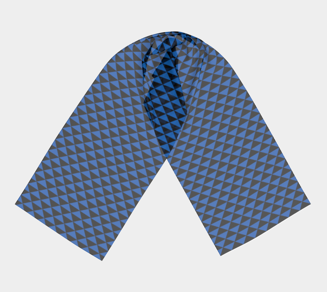 Black and Turquoise Blue Triangles preview #3