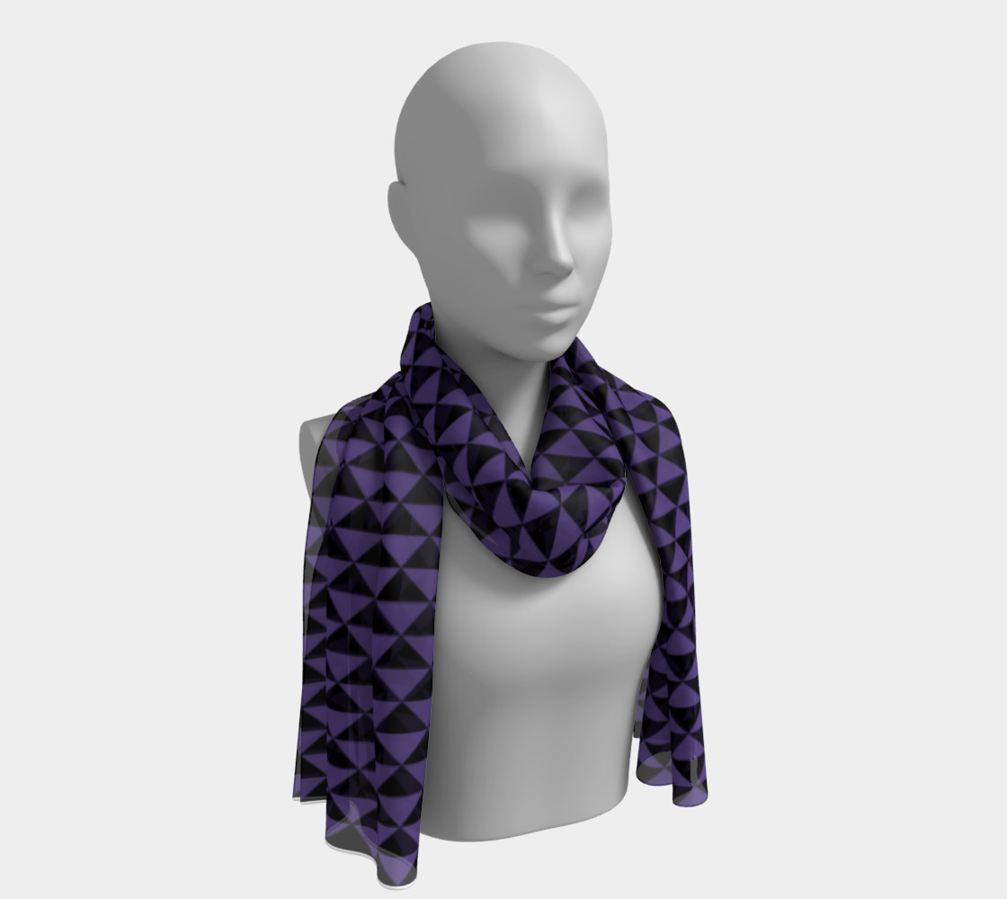 Aperçu de Black and Ultra Violet Purple Triangles #1
