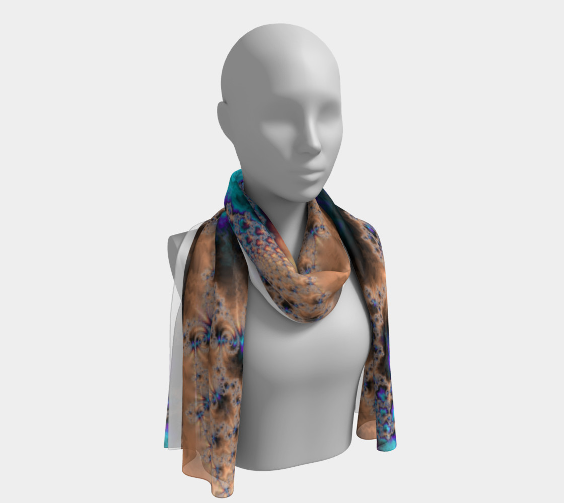 Electric Ocean Scarf preview #1