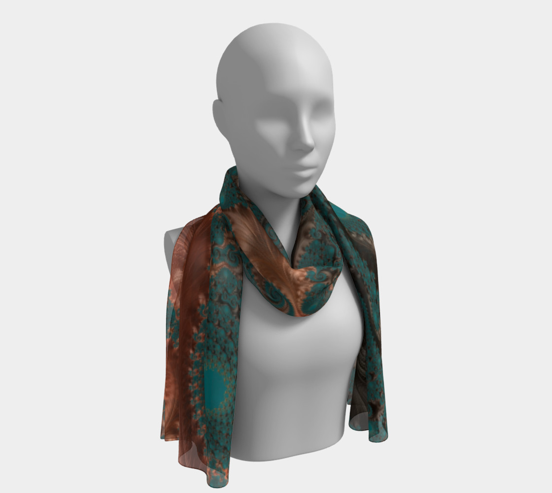 Copper Leaves Scarf preview #1