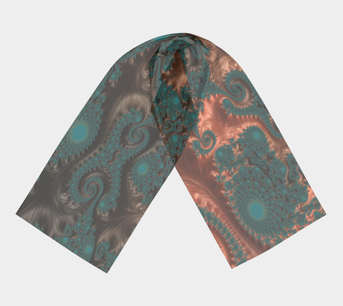 Copper Leaves Scarf preview #3