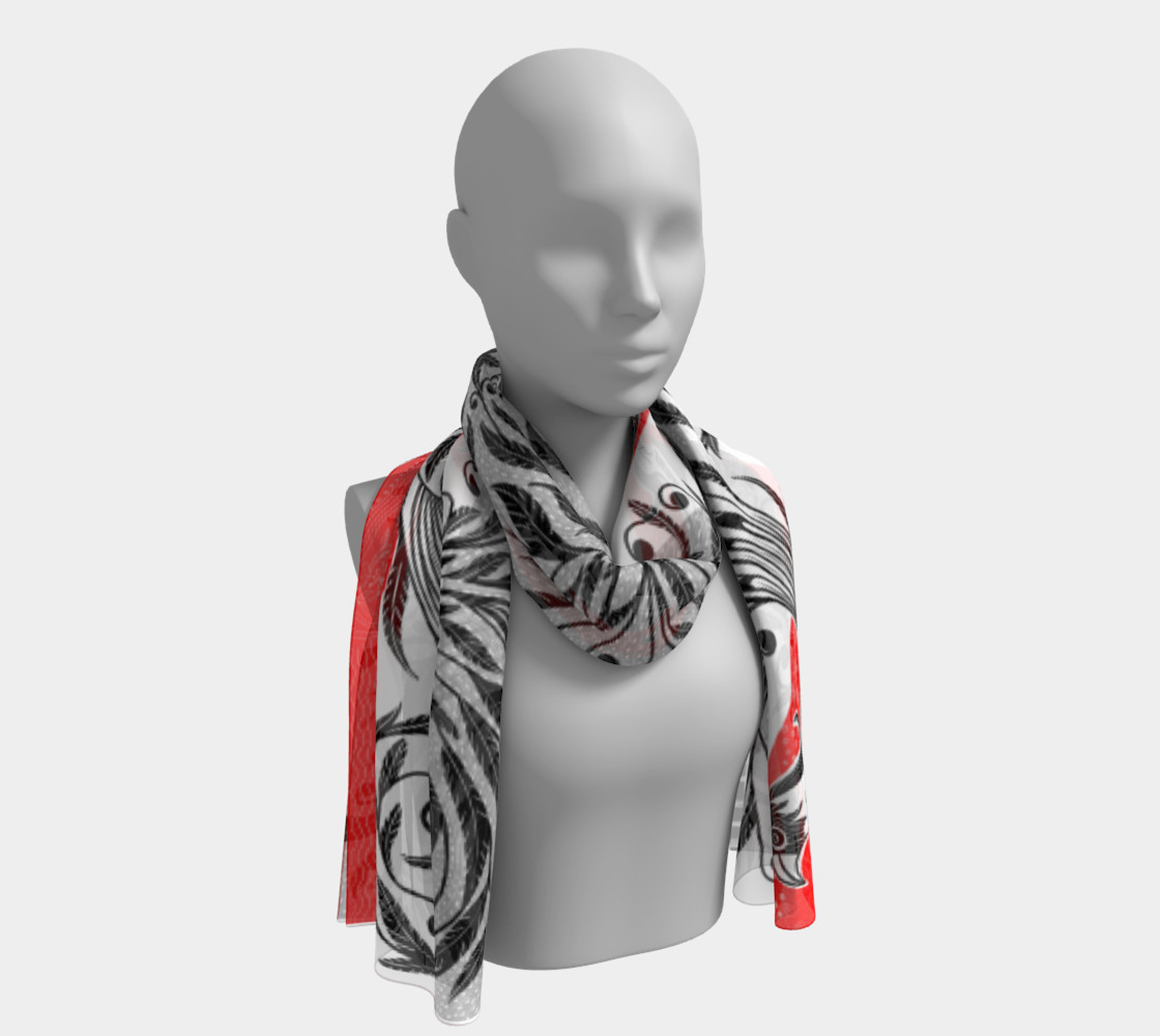 Aperçu de Bird Flora scarf #1