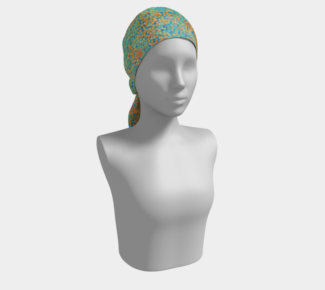 Wild Watercolor Turquoise/Orange preview #2