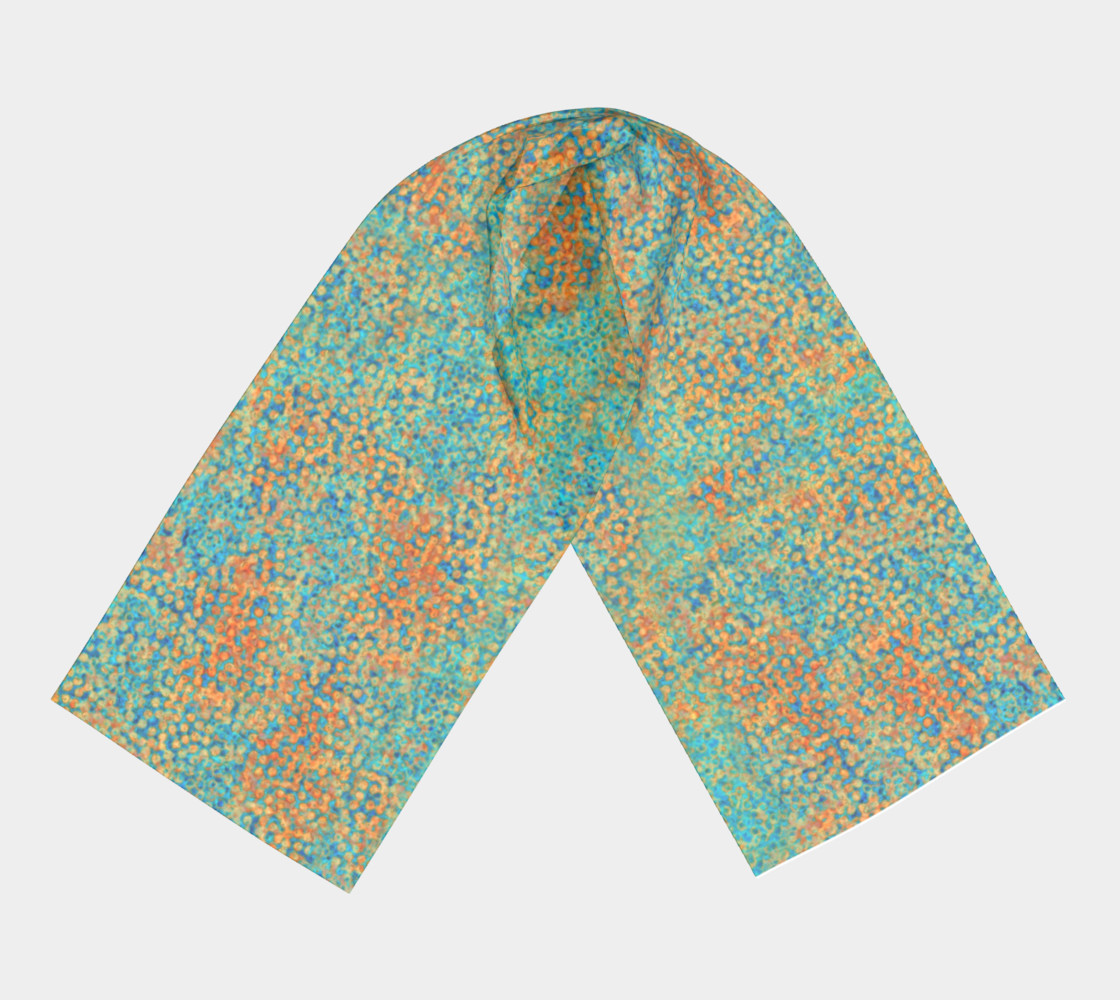 Wild Watercolor Turquoise/Orange preview #3