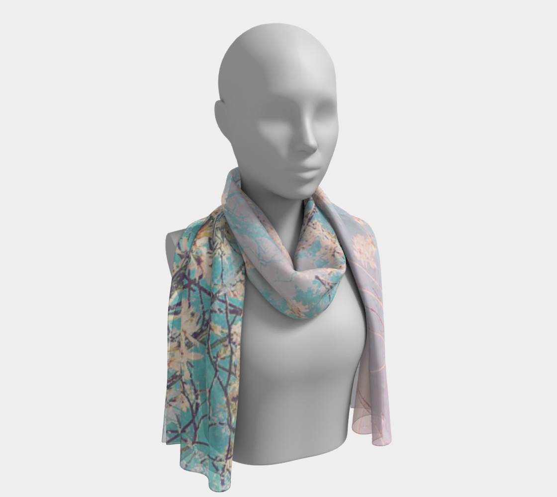 Spring Blossoms Long Scarf preview #1