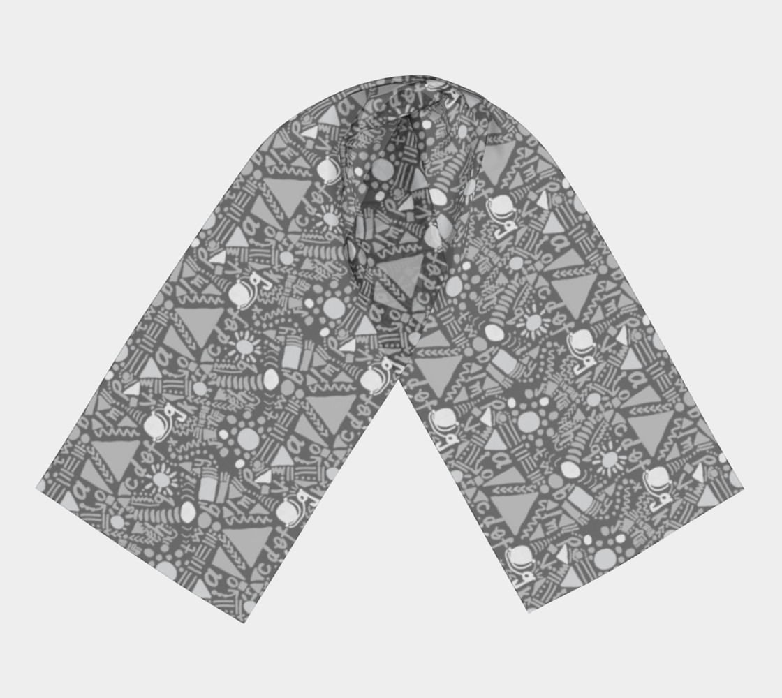 Aperçu de Alphadoodles in Grey #3