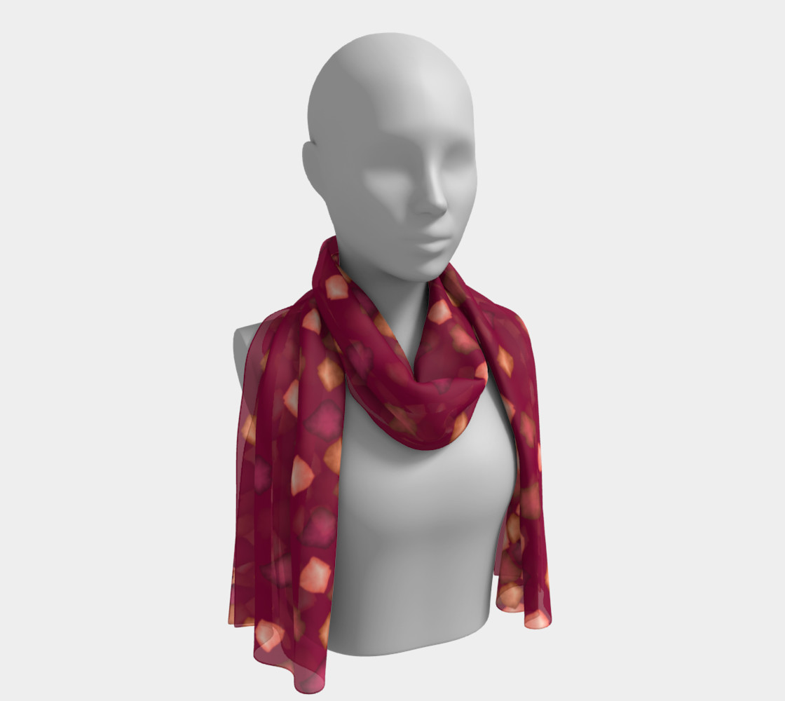 Aperçu de Falling Leaves Long Scarf #1