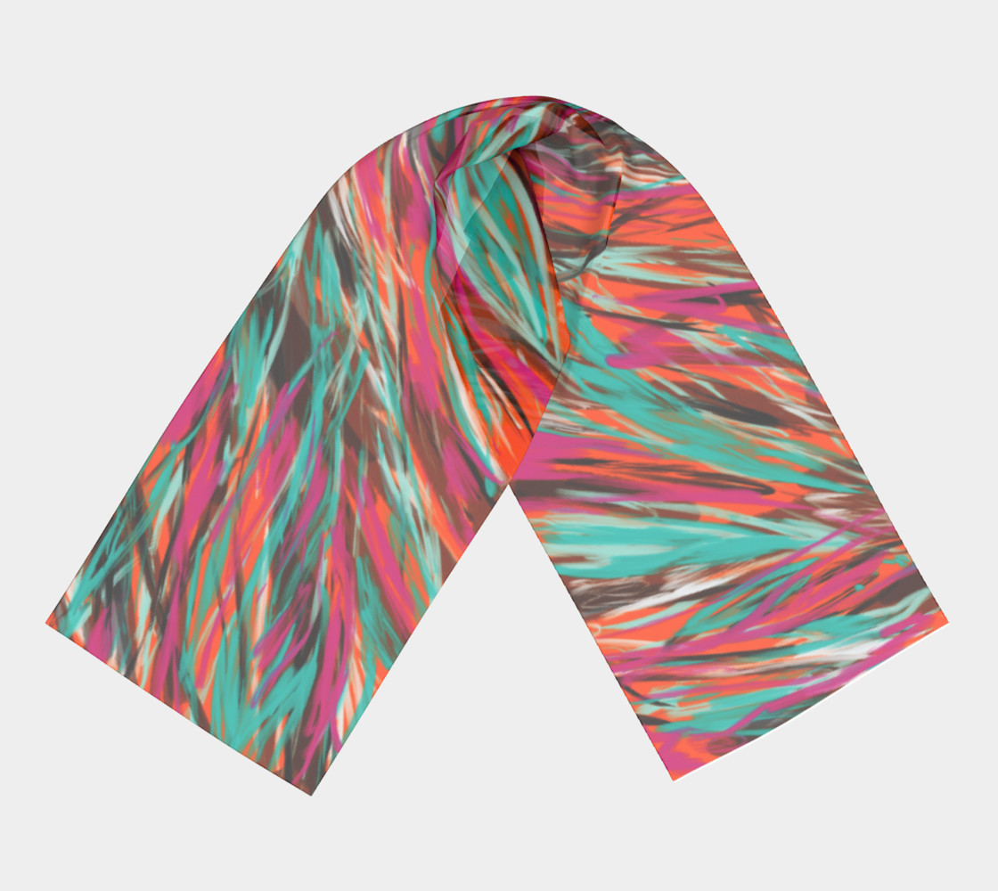 Foulard long Zebra preview #3