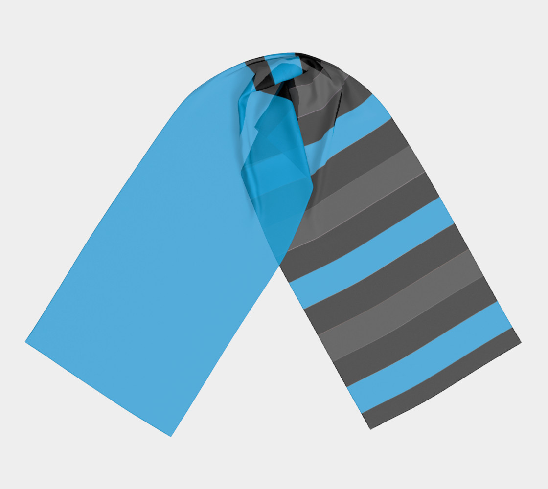 Aperçu de Blue with Black and gray Stripes #3
