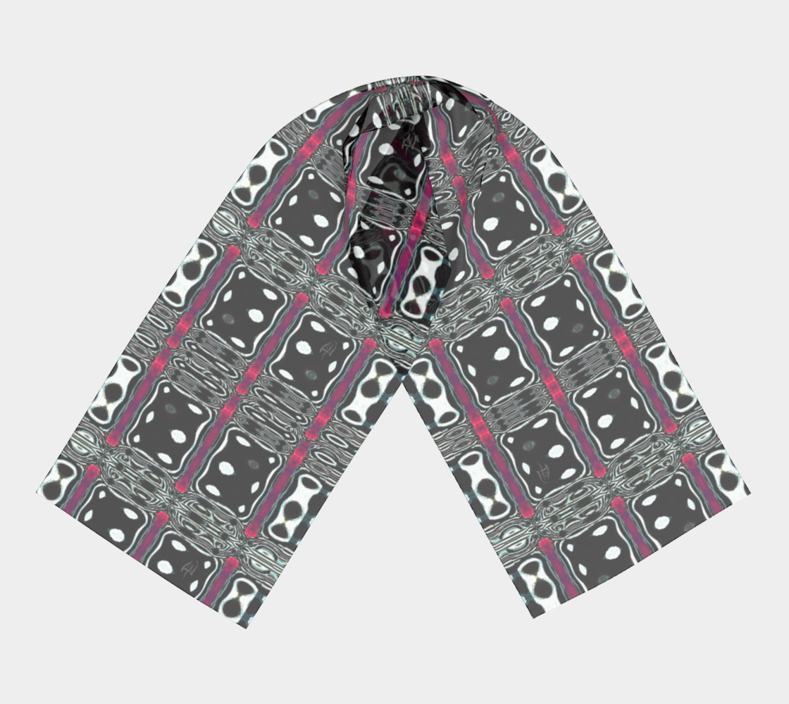 Aperçu de Abrica-Zebra / Zebra Dice Print Scarf #3